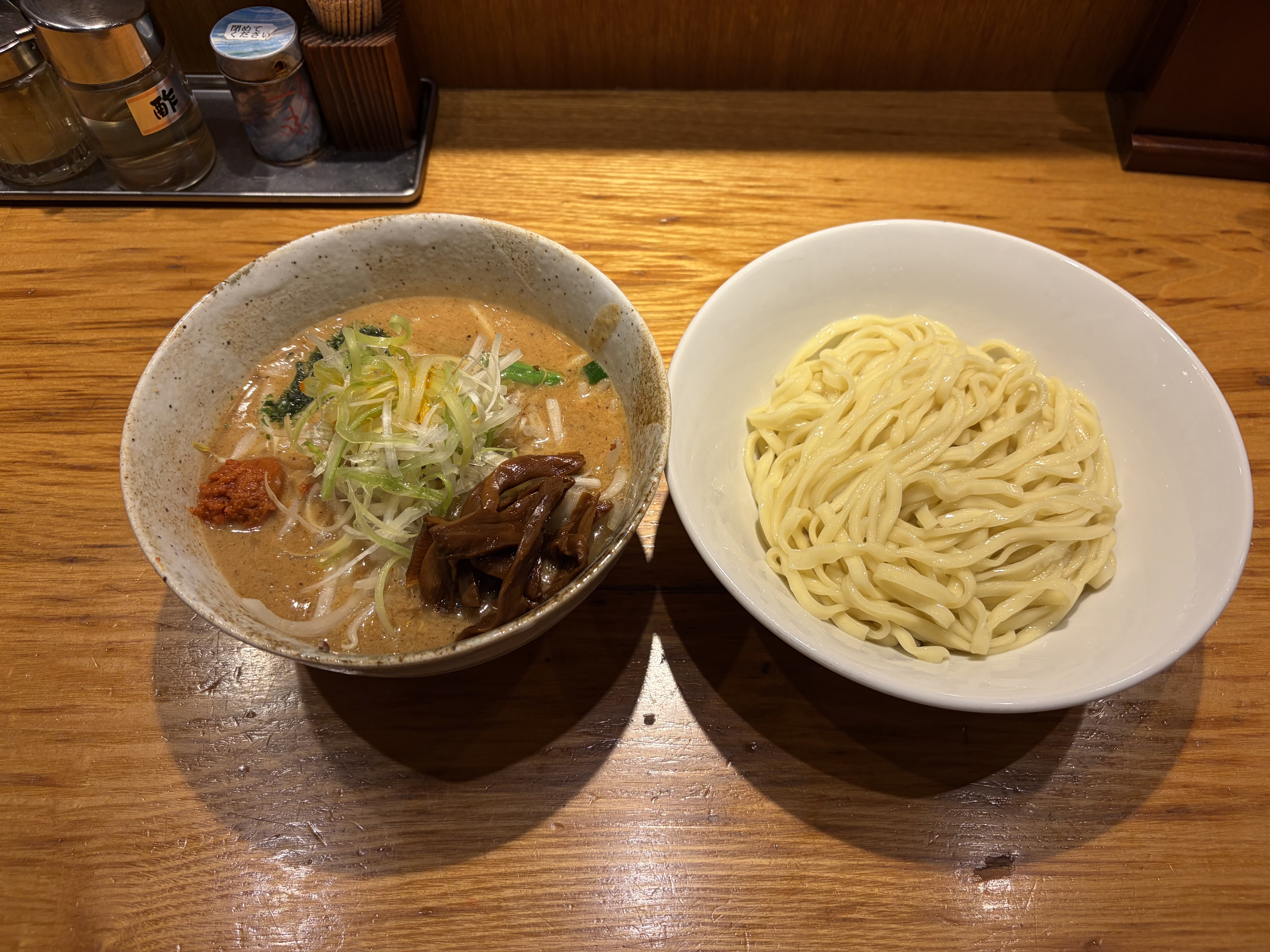 つじ田 味噌の章 飯田橋 味噌つけ麺